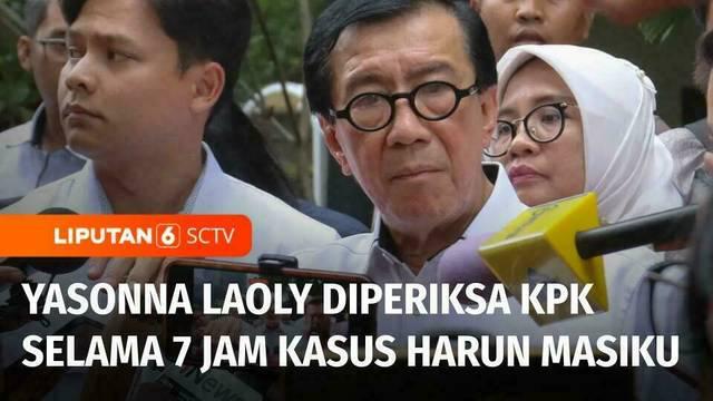 Mantan Menteri Hukum dan Ham, Yasonna Laoly diperiksa KPK selama 7 jam. Yasonna diperiksa dalam kasus korupsi yang melibatkan kader PDI Perjuangan, Harun Masiku.