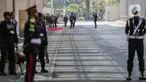 Pasukan pengamanan presiden dan anjing pelacak dikerahkan saat pembukaan KTT ASEAN ke-43 di Jakarta Convention Center, Senayan, Jakarta, Selasa (5/9/2023). (Liputan6.com/Faizal Fanani)