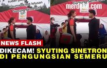 VIDEO: INI BENCANA BUKAN DRAMA! Syuting Sinetron di Pengungsian Semeru Banjir Kritik