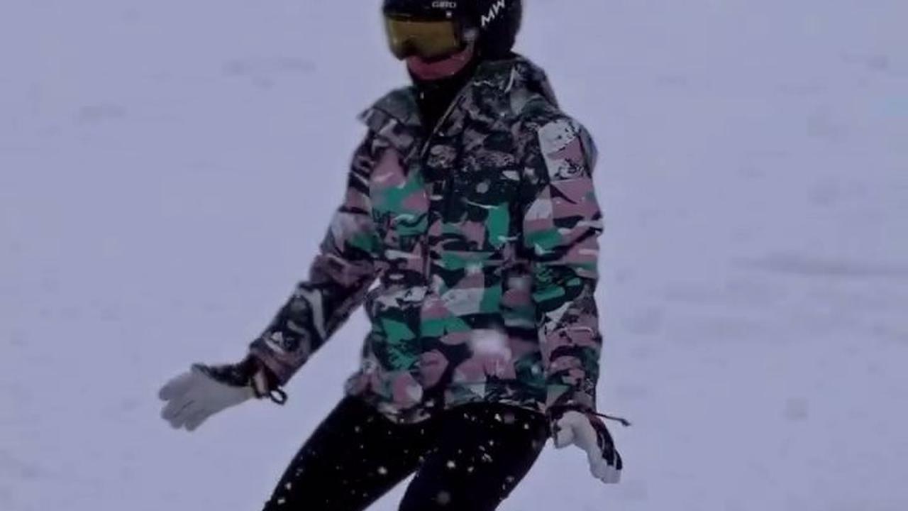 8 Potret Natasha Wilona Lakukan Snowboard di Tengah Salju, Aksinya Keren