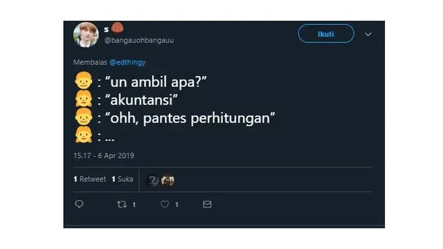 Jawaban Netizen Tentang UN Ambil Apa