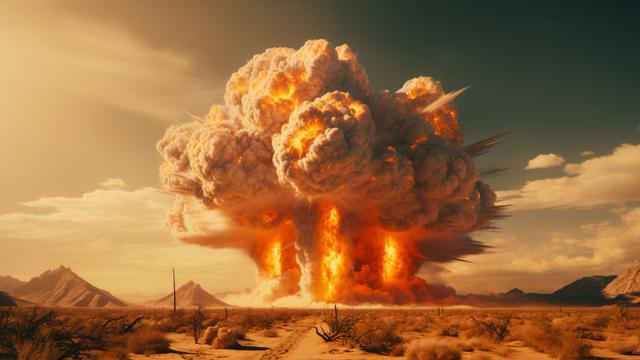 Ilustrasi sock wave karena ledakan