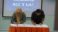 Penandatangan kerja sama Unika Atma Jaya dengan ACC. (Istimewa)