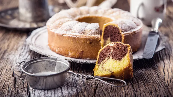 Resep Christmas Marmer Cake