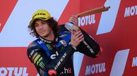 Marco Bezzecchi tolak kesempatan untuk jadi pembalap MotoGP di 2021 (AFP)