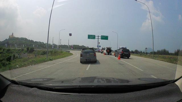 Jalan Tol Trans Sumatera, Bakauheni, Lampung.