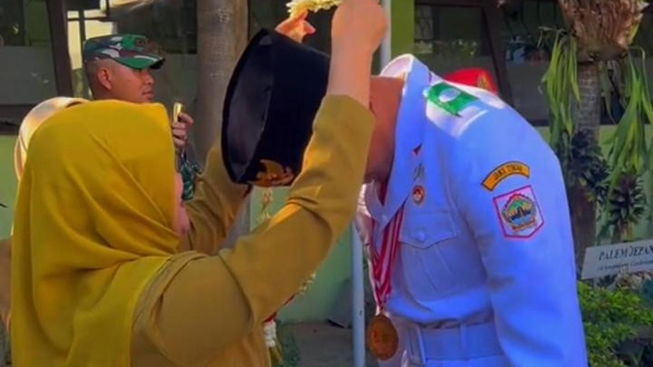 Viral, Ini Momen Penyambutan Akmal Faiz Paskibraka Nasional 2024 Asal Semarang