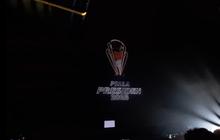 Spektakuler! Ini Detik-detik 1400 Drone Membentuk Wajah Presiden Prabowo & Peta Indonesia di Langit Bandung