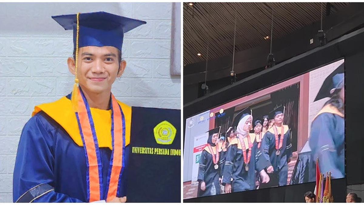 Setahun Setelah Sidang Skripsi, Ini 6 Potret Wisuda Rizki DA Didampingi Hersa Rahayu
