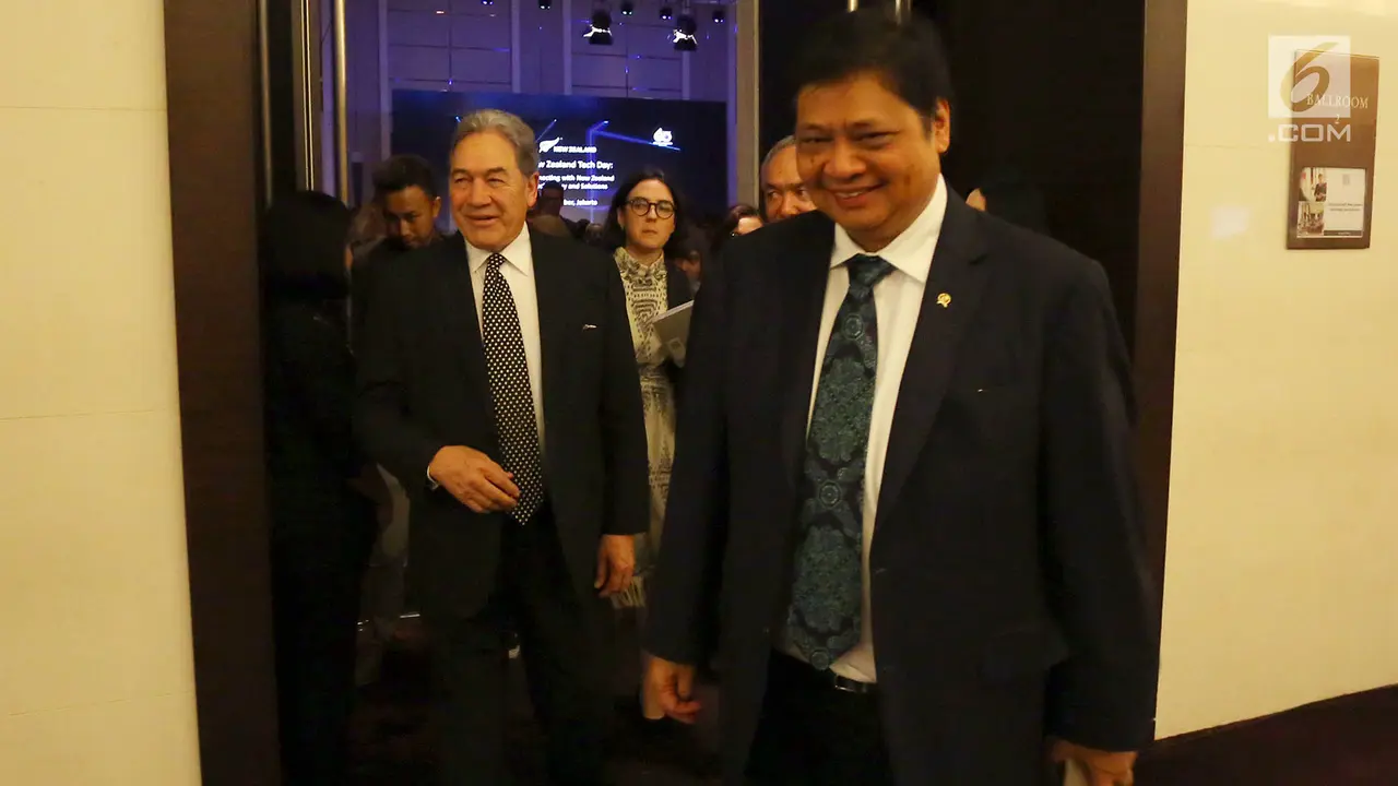 Menperin Airlangga dan Wakil PM Selandia Baru Buka New Zealand Tech Day 2018