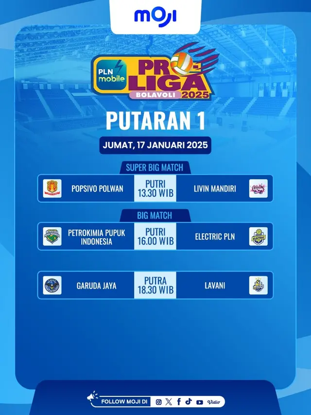 Jadwal Proliga 2025