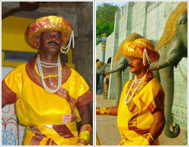 Andul Azis manusia patung yang telah bekerja selama 32 tahun | Copyright odditycentral.com