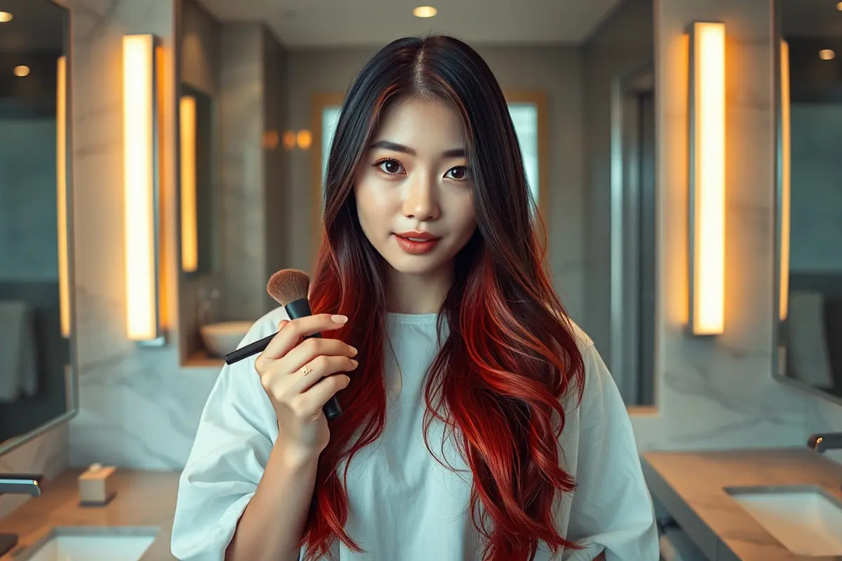 arti mimpi mewarnai rambut warna merah