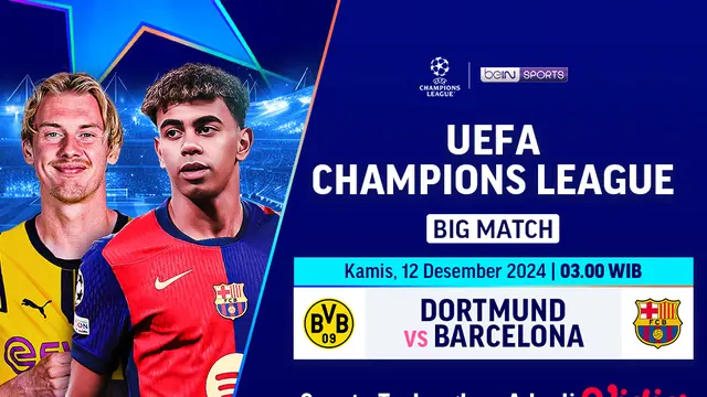 Big Match Liga Champions: Dortmund vs Barcelona di Vidio