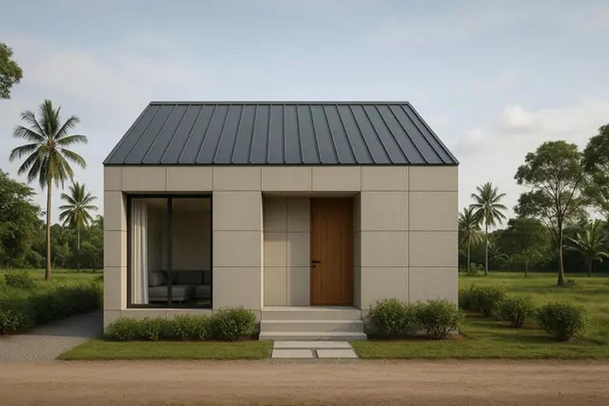 10 Gambar Rumah Sederhana 8x8 2025 Konsep Minimalis Modern, Punya Bentuk Cantik dan Nyaman Ditempati