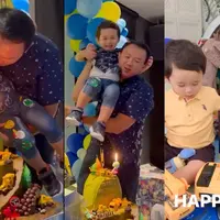 Ahok dan Puput rayakan ultah Yosafat (Instagram/btpnd)