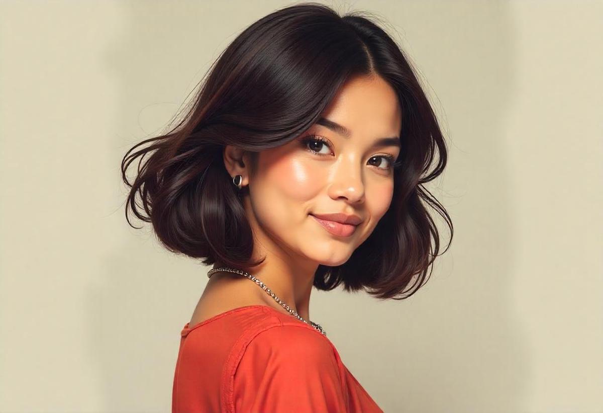 Gaya Rambut Pendek Wanita Parisian Bob