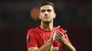 5. Diogo Dalot - Pemain asal Portugal ini didatangkan Manchester United dari Porto pada bursa transfer 2018. Diogo Dalot mampu menjadi bek yang bisa bermain sebagai bek kiri dan kanan bersama Manchester United. (AFP/Oli Scarff)