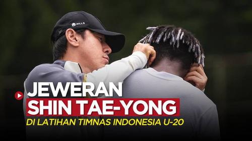 VIDEO: Shin Tae-yong Jewer hingga Tendang Pemain Timnas Indonesia U-20 Ini