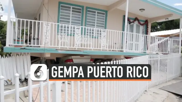 VIDEO: Gempa Magnitudo 5,8 Guncang Puerto Rico