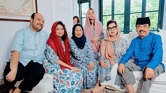 Momen lebaran Bunga Citra Lestari