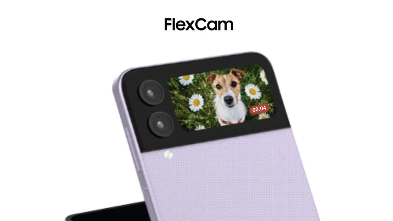 Tampilan FlexCam Samsung Galaxy Z Flip4 5G