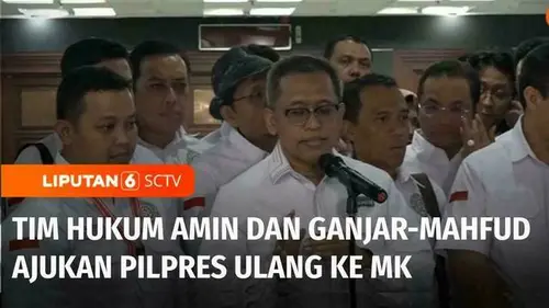 VIDEO: Menjelang Putusan Sengketa: Tim Hukum Amin dan Ganjar-Mahfud Ajukan Pilpres Diulang