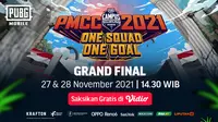 Saksikan Live Streaming Grand Final PMCC 2021 Pekan Ini di Vidio, 27 dan 28 November 2021. (Sumber : dok. vidio.com)