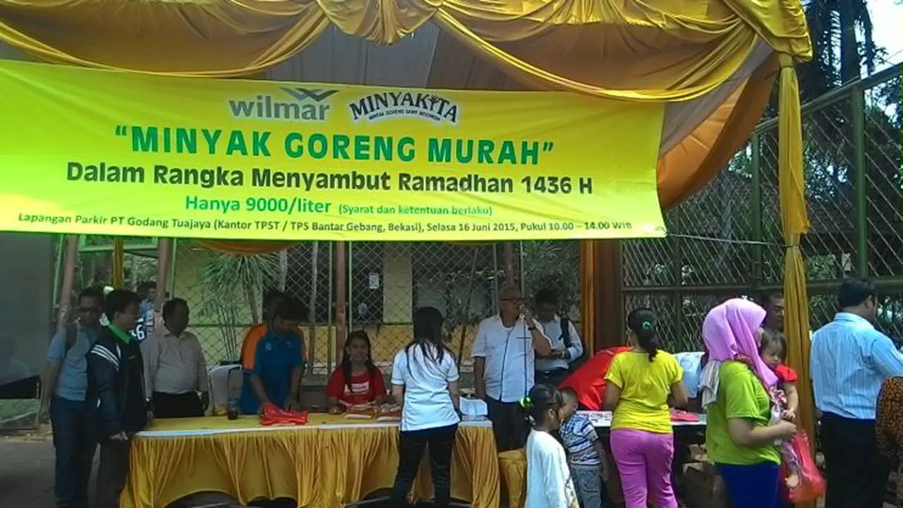 Pasar Murah PT Wilmar Nabati Indonesia.