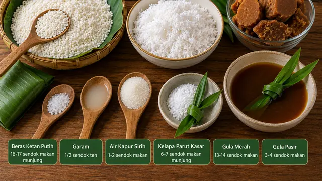 Bahan-bahan Utama Lupis