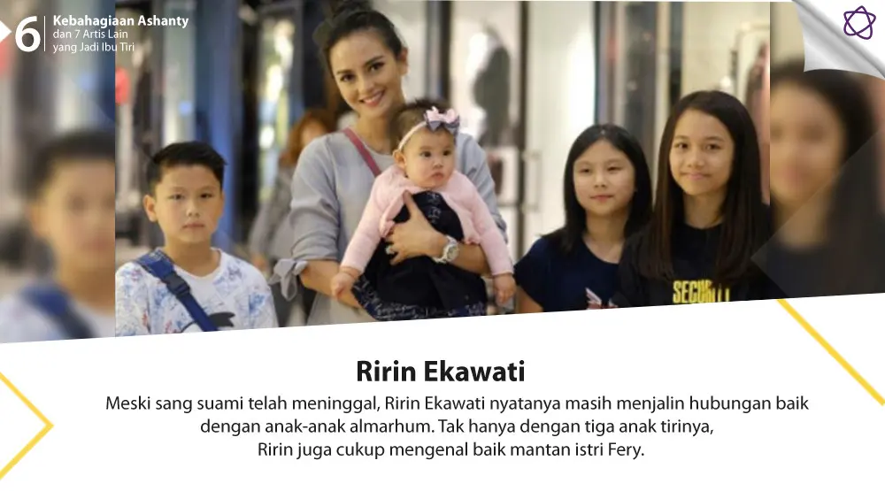 Kebahagiaan Ashanty dan 7 Artis Lain yang Jadi Ibu Tiri. (Foto: Instagram/ririnekawati, Desain: Nurman Abdul Hakim/Bintang.com)