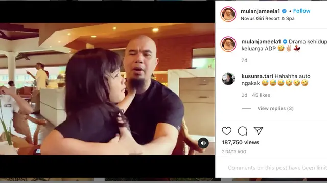 Ahmad Dhani dan Muhammad Ali (Instagram)