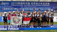 Asiana Soccer School and Academy mampu keluar sebagai juara di turnamen Gothia Cup 2019 di Tiongkok. (Foto: Asiana Soccer School)