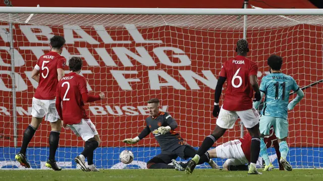 FOTO: Manchester United Tendang Liverpool dari Piala FA