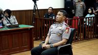 Kompol Kosmas Jalani Sidang Kode Etik (Foto: Nanda Perdana Putra/Liputan6.com)