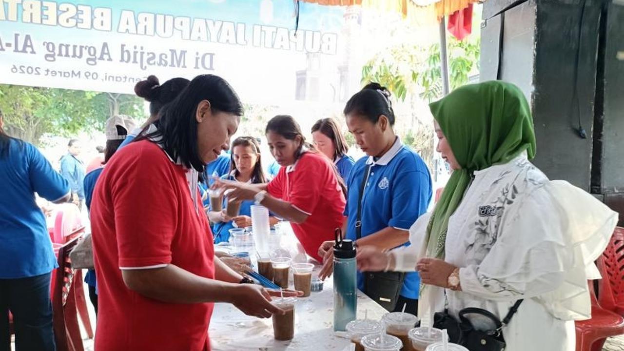 WKRI Sentani Perkuat Toleransi Beragama Lewat Buka Puasa Bersama 400 Jamaah Masjid Al-Aqsha