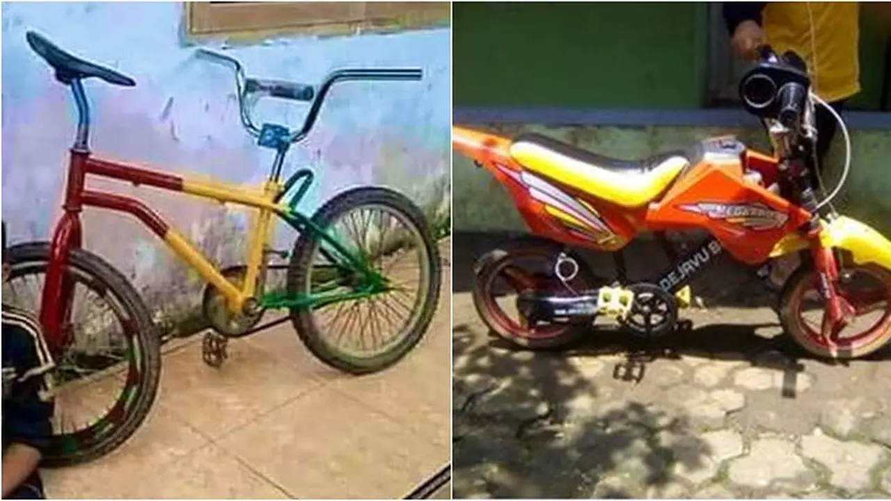 7 Potret Modifikasi Sepeda Nyeleneh Ini Bikin Geleng Kepala