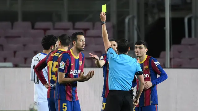 FOTO: Messi Cemerlang dan Tidak Egois, Barcelona Sikat Getafe 5-2 - Clement Lenglet; Wasit Jorge Figueroa Vazquez