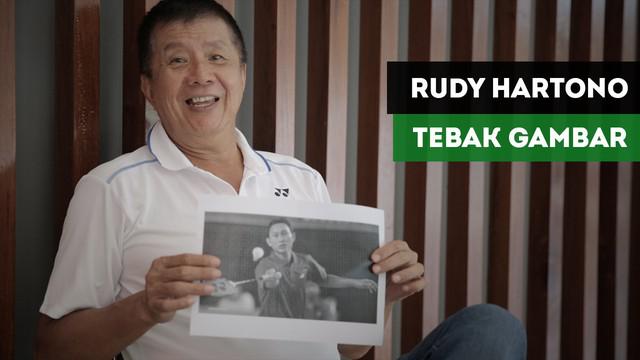 Rudy Hartono bermain tantangan Tebak Gambar Pebulutangkis Tunggal Pria.