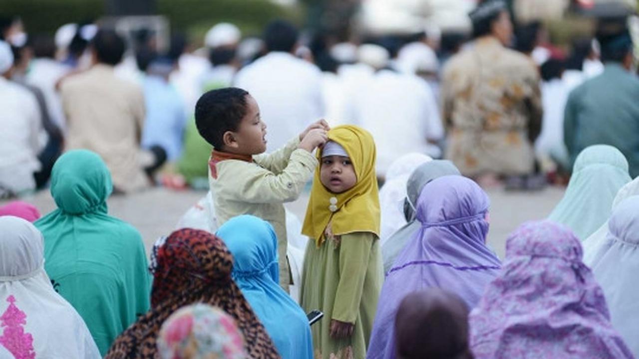 Jemaah Muhammadiyah salat Idul Adha di Ciputat