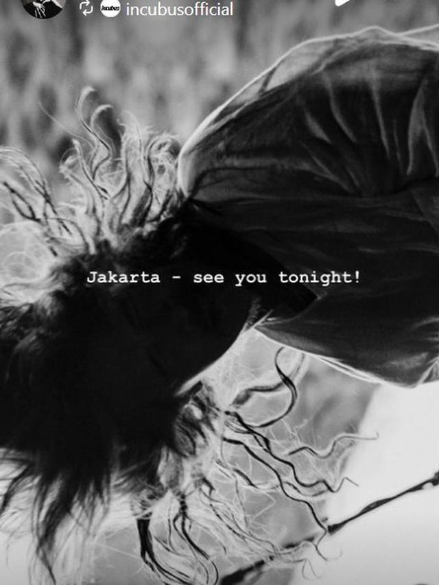 Brandon Boyd Incubus Siap Tampil di Jakarta pada 23 April 2024