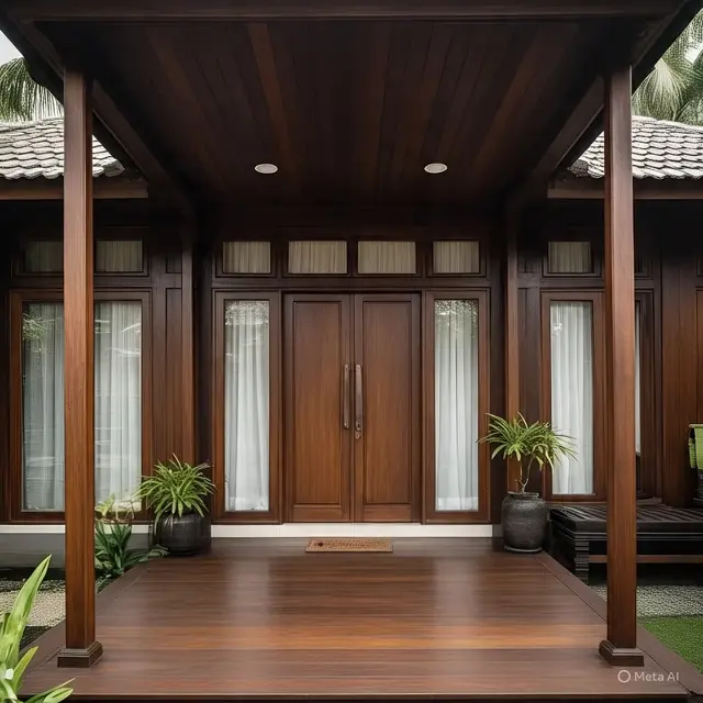 Rumah papan 2025. (Liputan6.com/MetaAI)