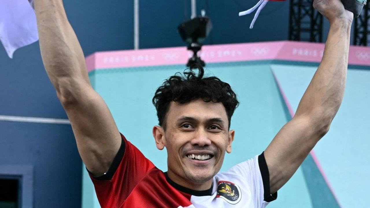 Sejauh ini, kontingen Indonesia telah mempersembahkan dua medali, yaitu emas dan perunggu. Foto: Jonathan NACKSTRAND / AFP