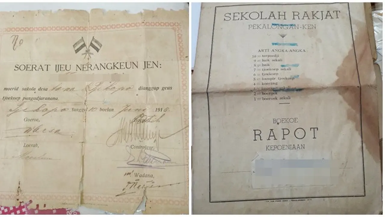 6 Potret Dokumen Zaman Dahulu Ini Curi Perhatian, Ada Ijazah Tahun 1918