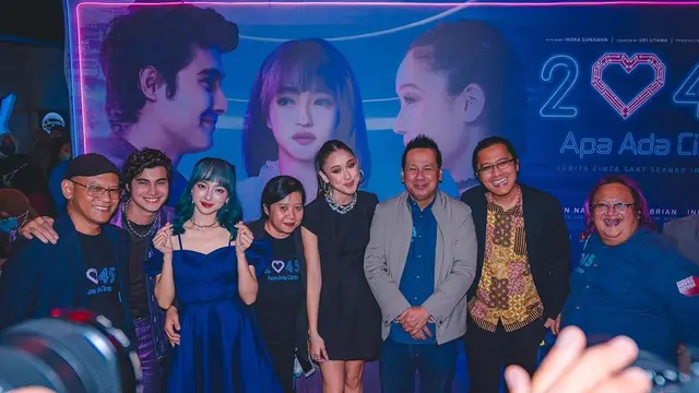 Gala premier film 2045 Apa Ada Cinta, di Jakarta, Jumat (25/11/2022). (Foto: Dok. Instagram @indahkus_)