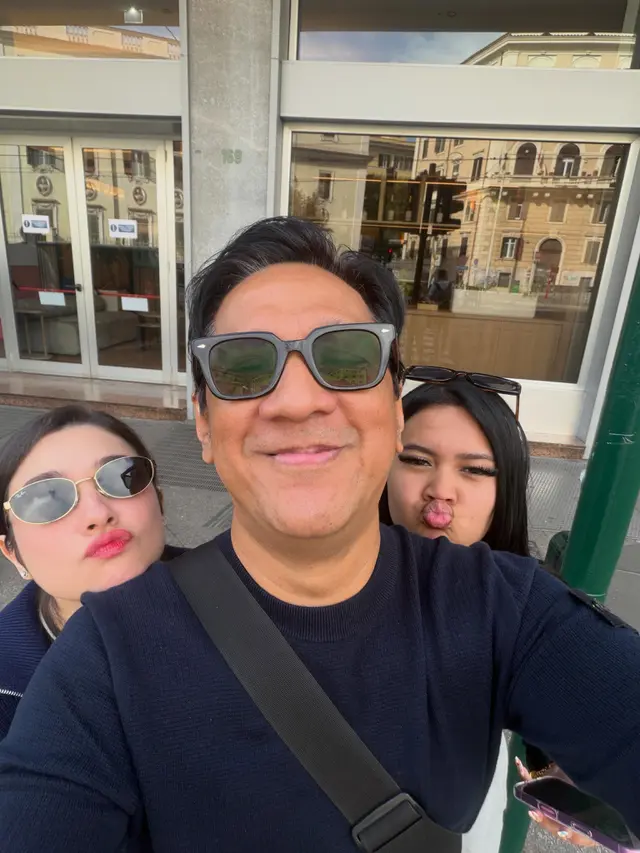 Andre Taulany bulan madu (instagram.com/andreastaulany)