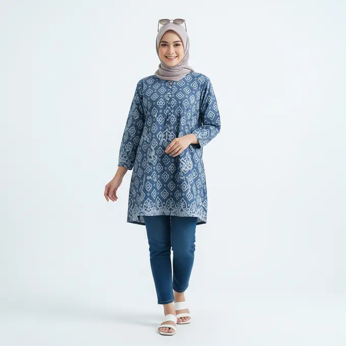 9 Model Batik Casual Wanita, Tampil Modis dan Nyaman Setiap Hari