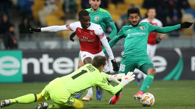 Arsenal Permalukan Vorskla Poltava di Kandang Sendiri