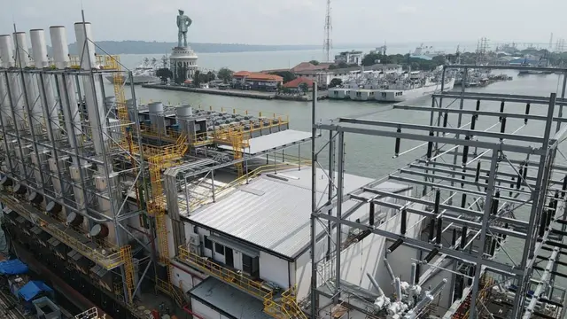 PT PLN (Persero) dan PT PAL Indonesia berhasil membangun Pembangkit Listrik Kapal atau Mobile Power Plant (MPP) modern. (Dok PLN)
