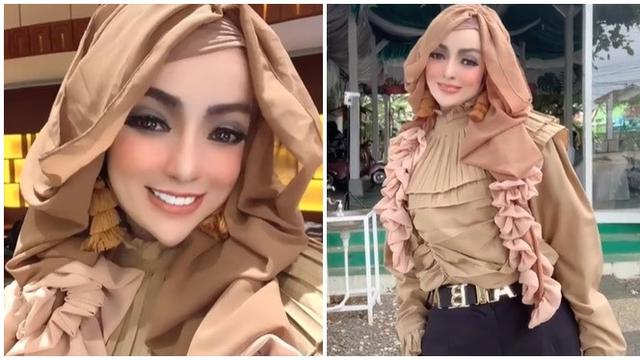 Viral Wanita Berseragam PNS Berdandan Mirip Barbie, Ini 6 Potretnya